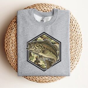 Bass Fish Camo Sweatshirt